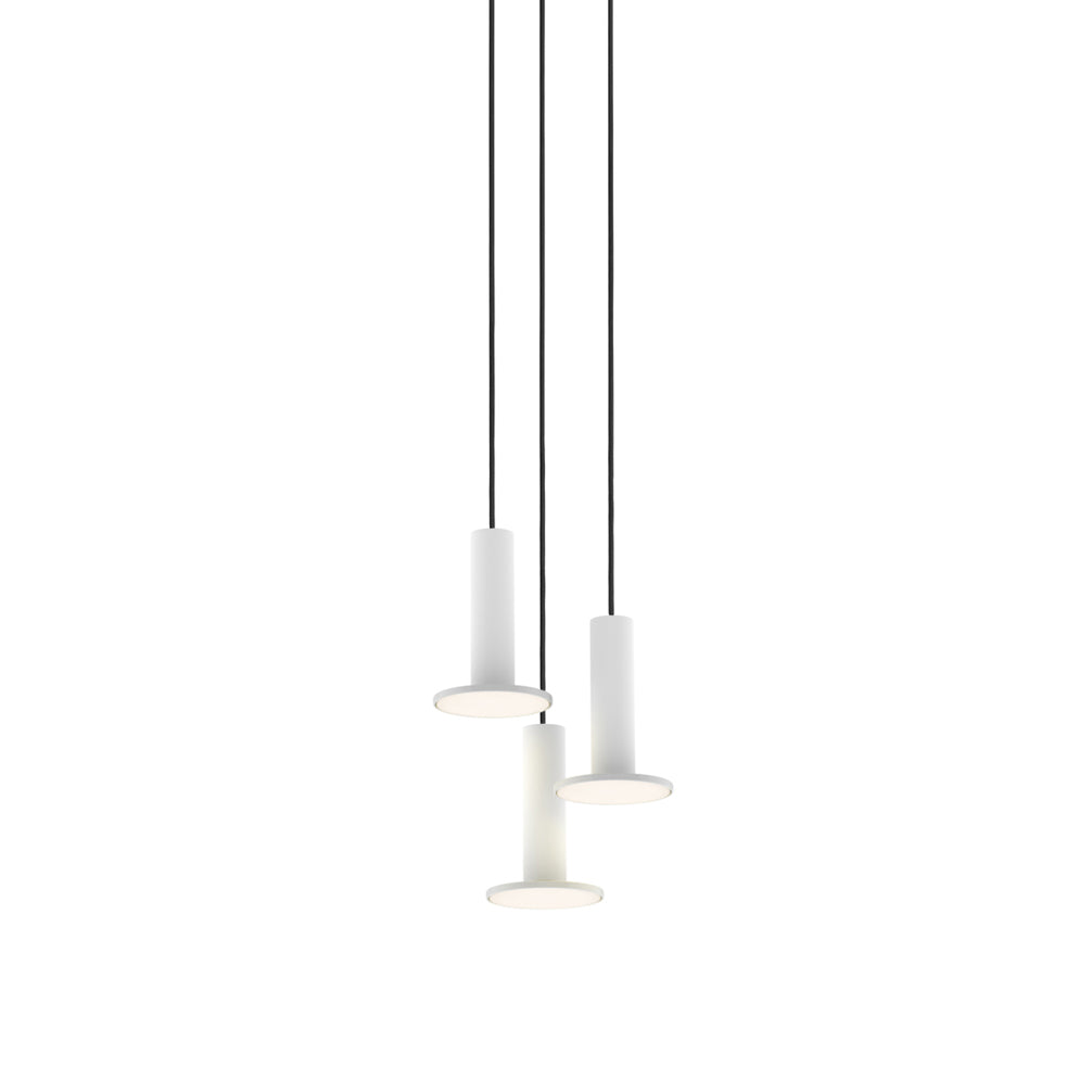 Cielo Chandelier: 3 + White