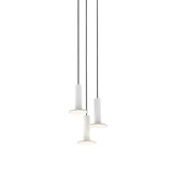 Cielo Chandelier: 3 + White