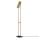 Trombone Floor Lamp: Aluminum