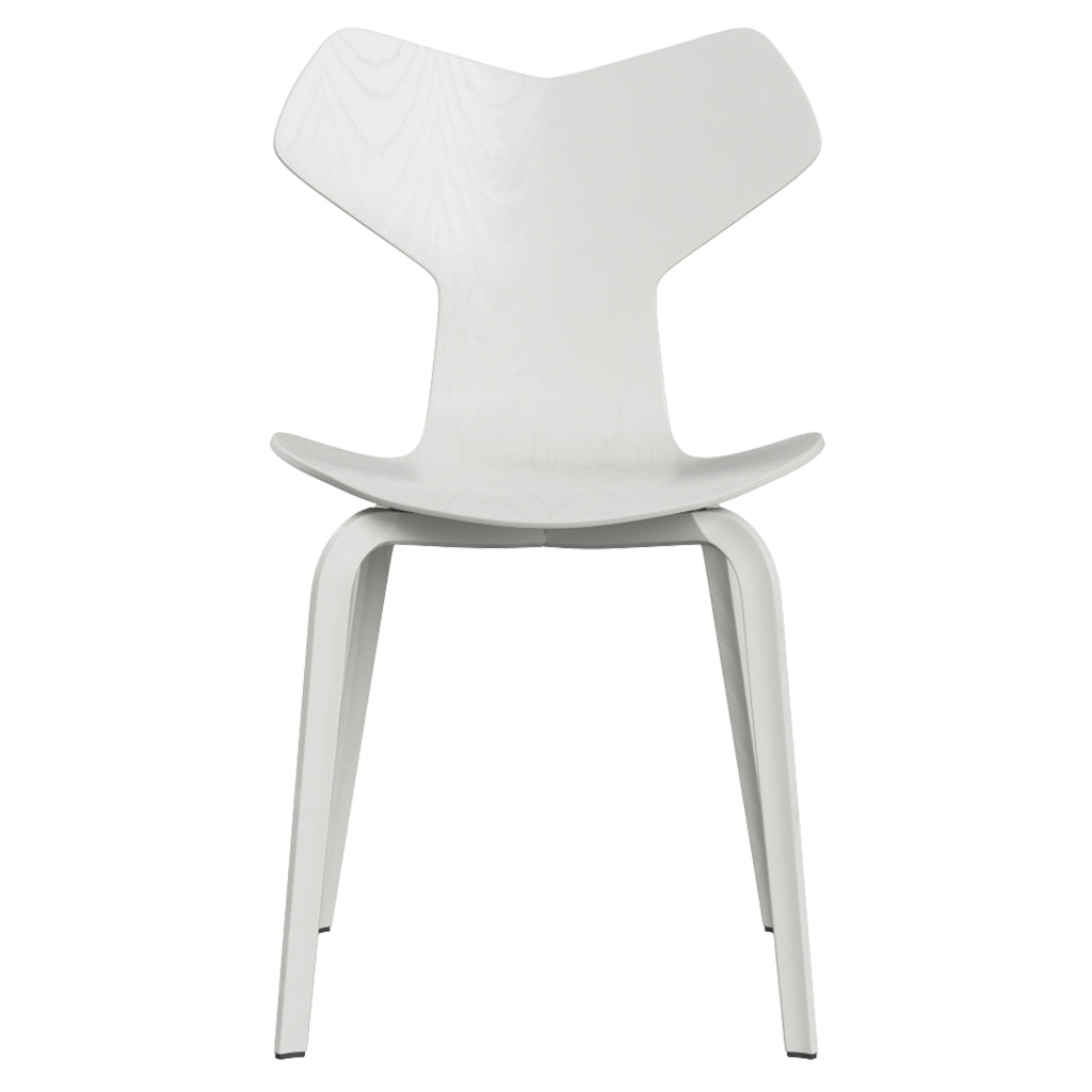 Grand Prix Chair: High + White + White Veneer