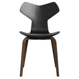 Grand Prix Chair: High + Black + Walnut Veneer