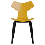Grand Prix Chair: High + True Yellow + Black Veneer