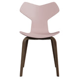 Grand Prix Chair: High + Pale Rose + Walnut Veneer