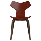 Grand Prix Chair: High + Venetian Red + Walnut Veneer