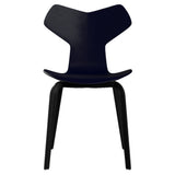 Grand Prix Chair: High + Midnight Blue + Black Veneer