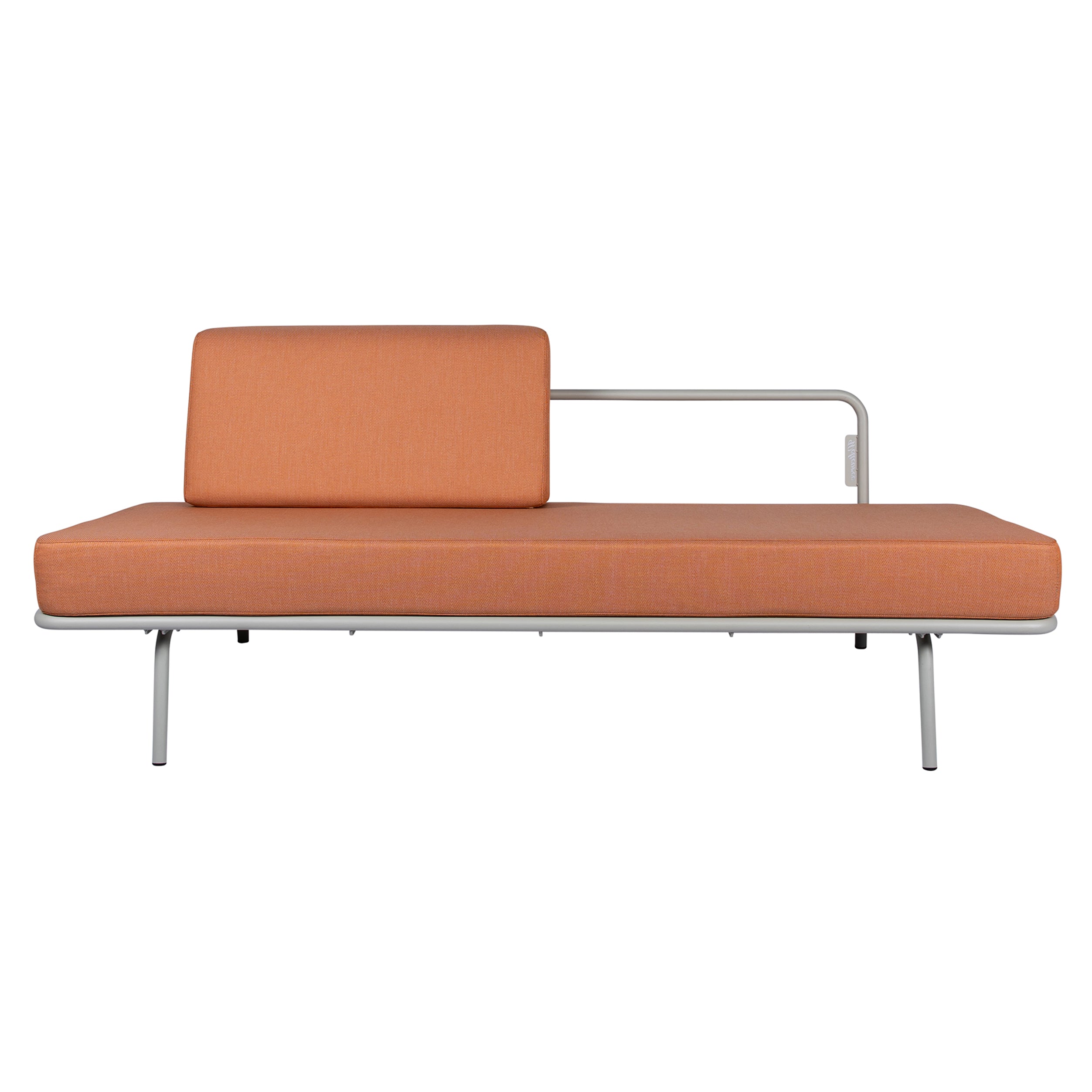 Sofabed: Faded Orange + Grey