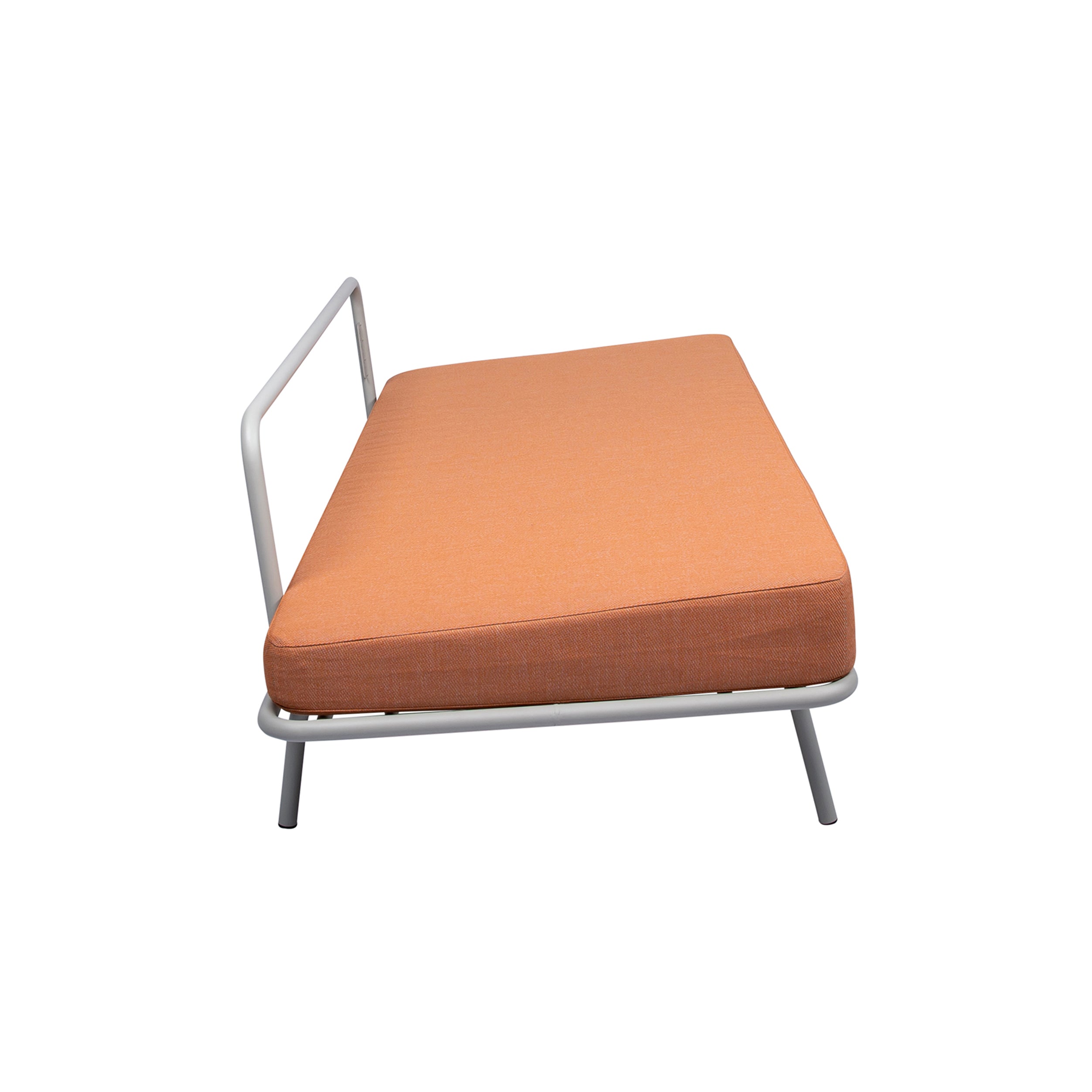 Sofabed: Faded Orange + Grey