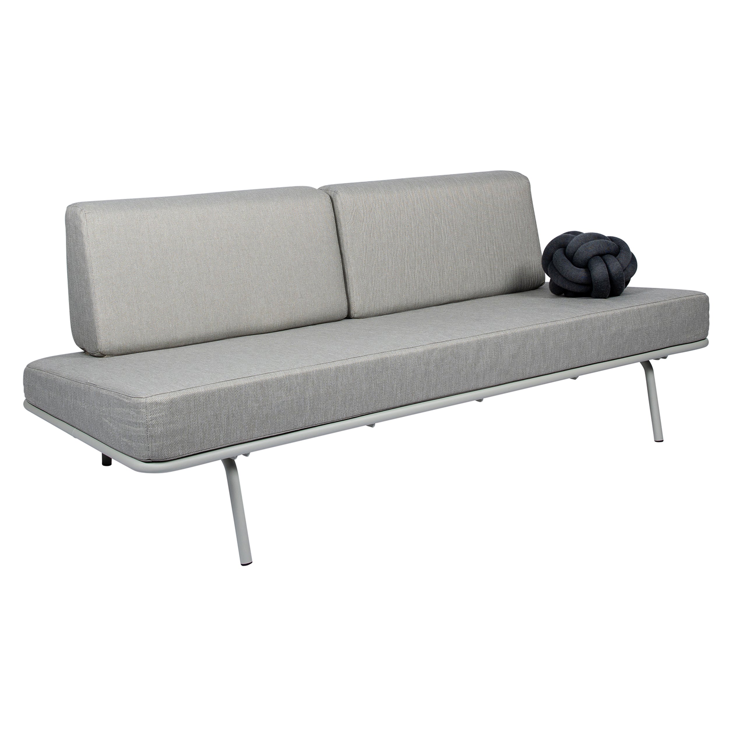 Sofabed: Light Grey + Grey