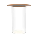 Carousel Floor Lamp: Clear + Terracotta