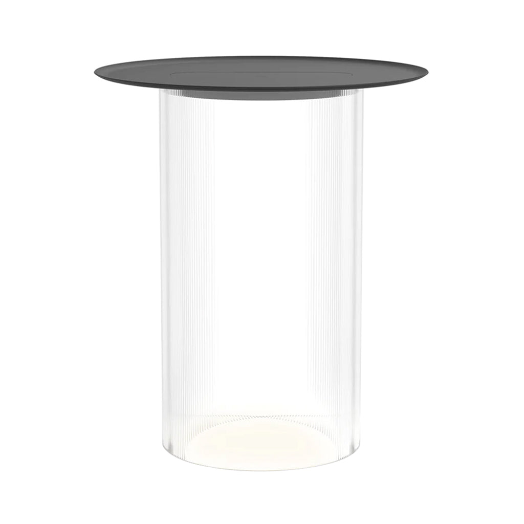 Carousel Floor Lamp: Clear + Black