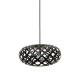 Kina Pendant Light: Extra Small + Black + Black