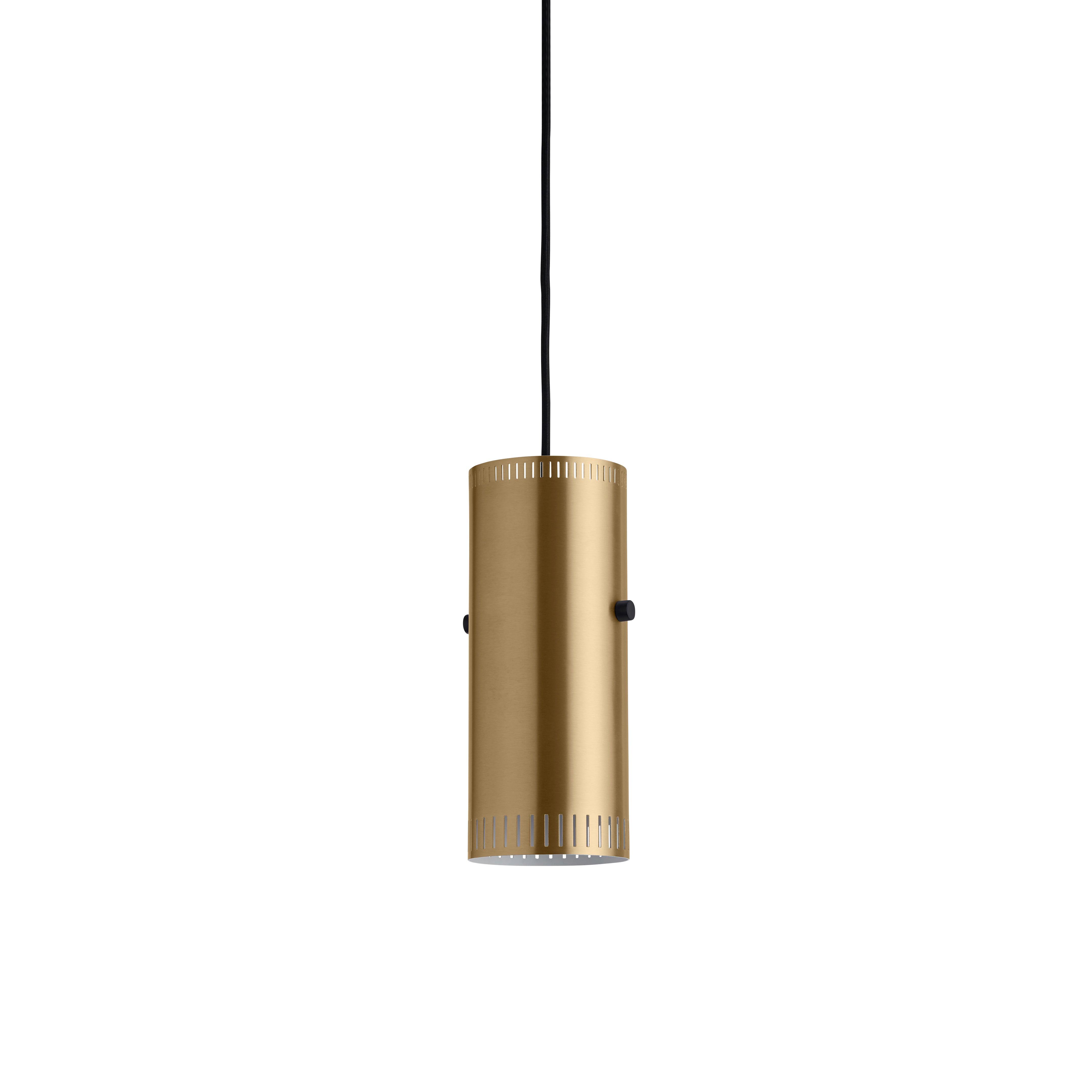 Trombone Cylinder Pendant: Brass