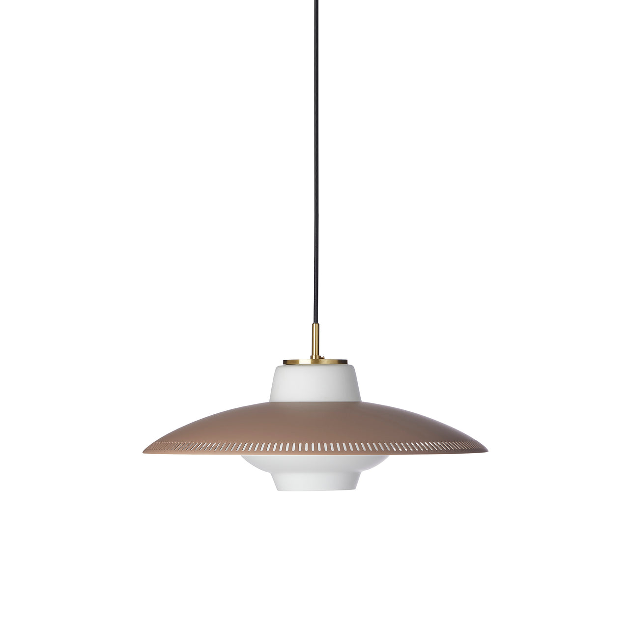 Opal Shade Pendant: Light Hazel Brown