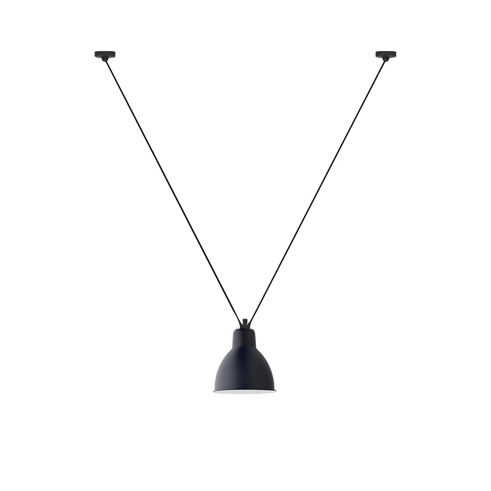 Les Acrobates N° 323 Pendant Lamp: Extra Large + Blue + Round