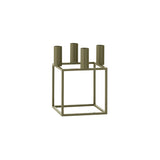 Kubus Candleholders: Olive + 4 + Without Base