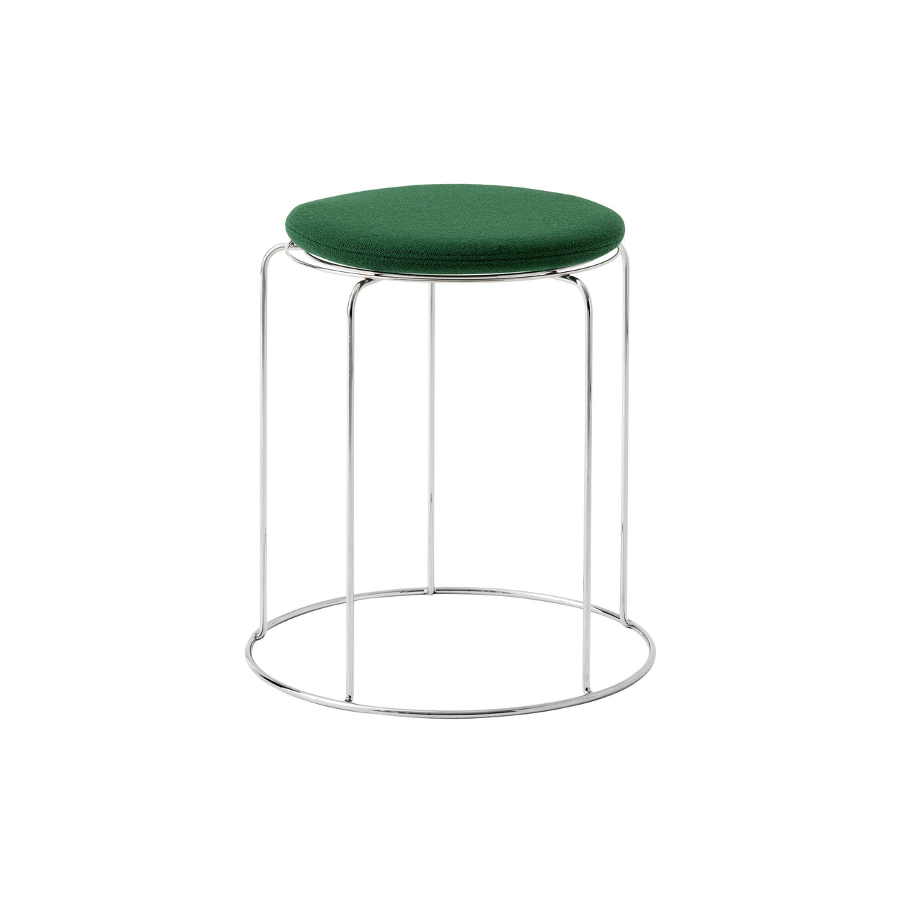 Wire Stool VP11: Upholstery