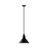 Les Acrobates N° 322 Pendant Lamp: Large + Black + Conic