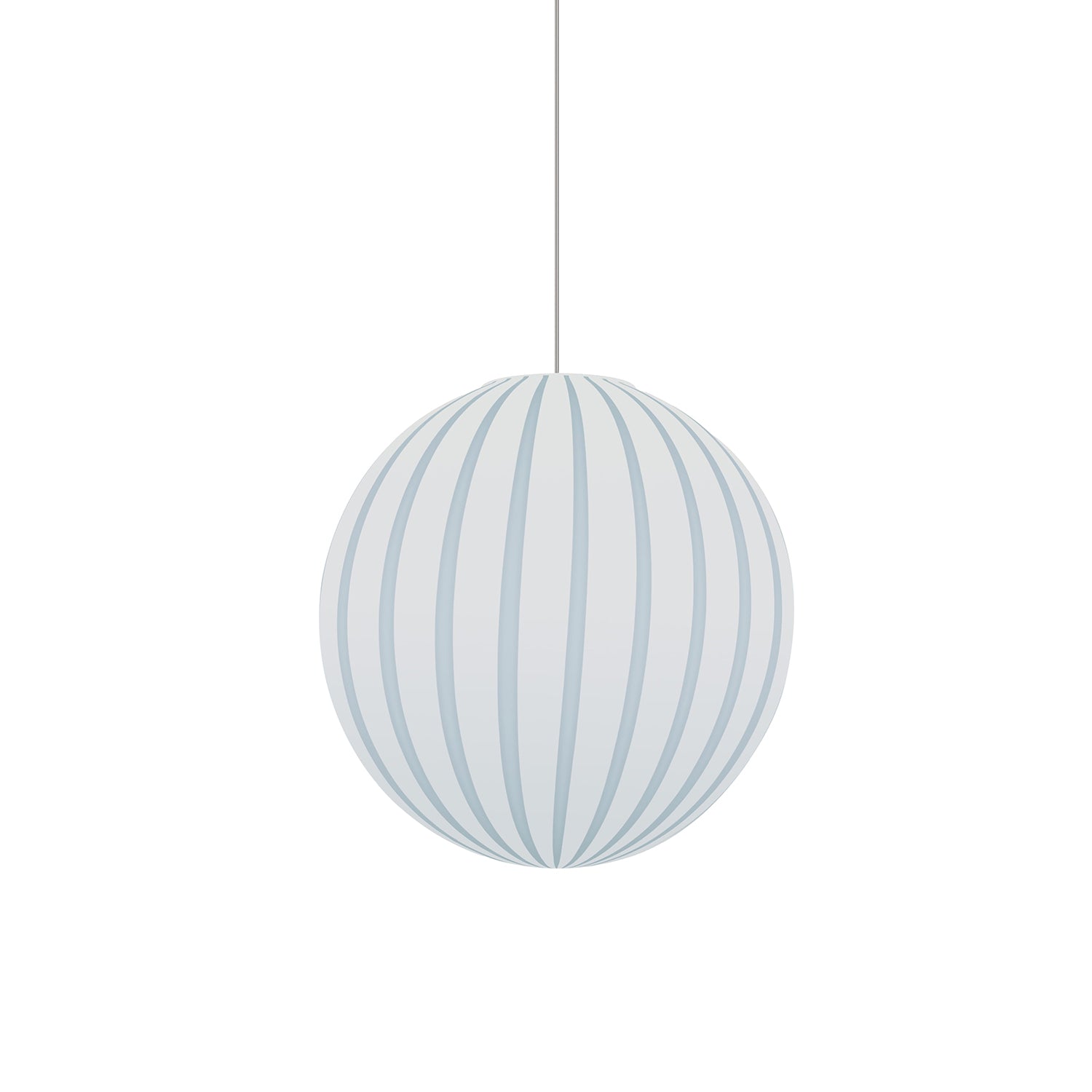 Filigrana Pendant Light: Globe + Blue