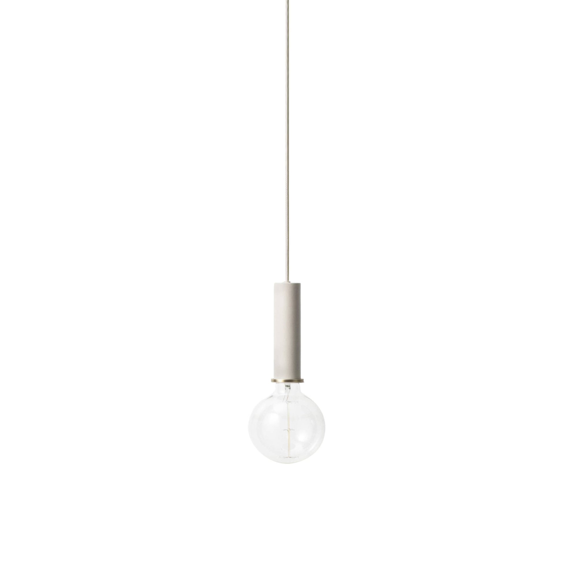 Collect Lighting: Pendant + High + Light Grey