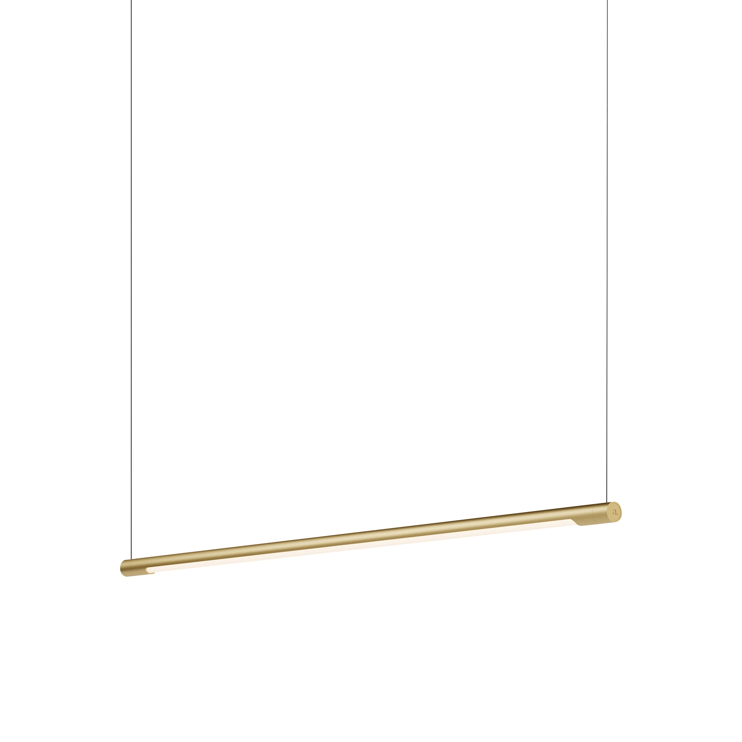 Form. Linear Suspension 4ft: Brushed Brass