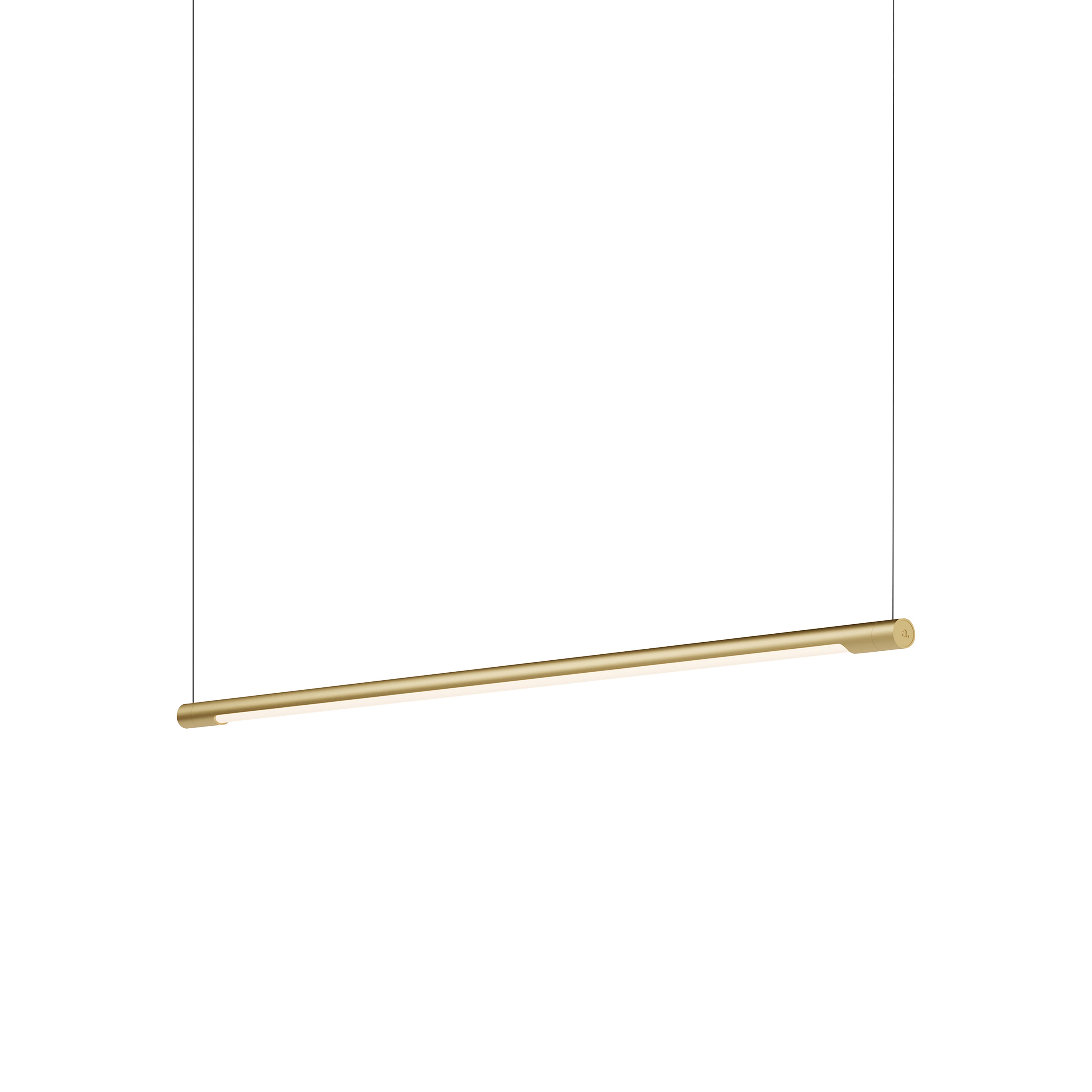Form. Linear Suspension 4ft: Brushed Brass