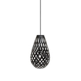 Kōura Pendant Light: Extra Small + Black + Black