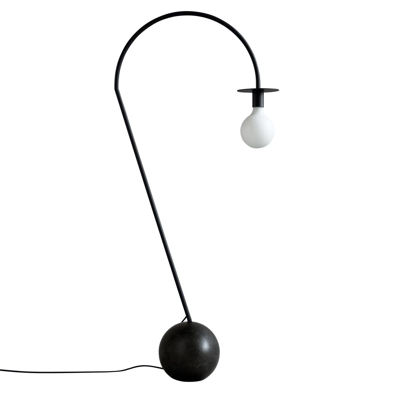 La Lampe Floor Lamp: Black Belgium Blue