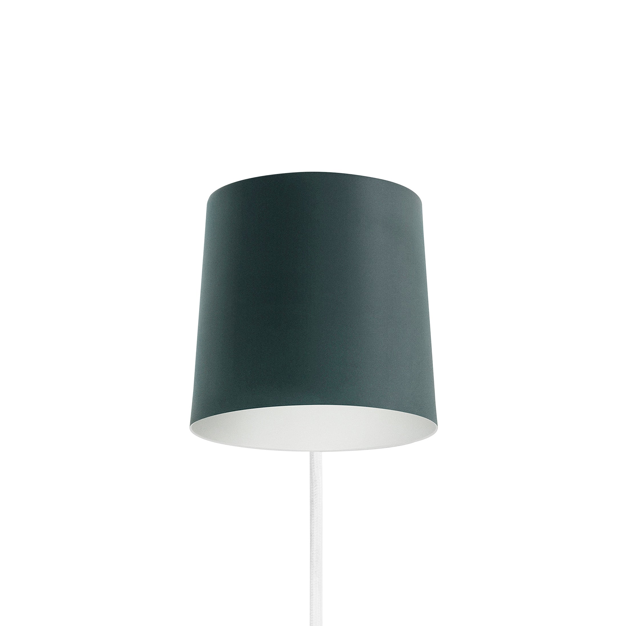 Rise Wall Lamp: Plug-in + Petrol Green