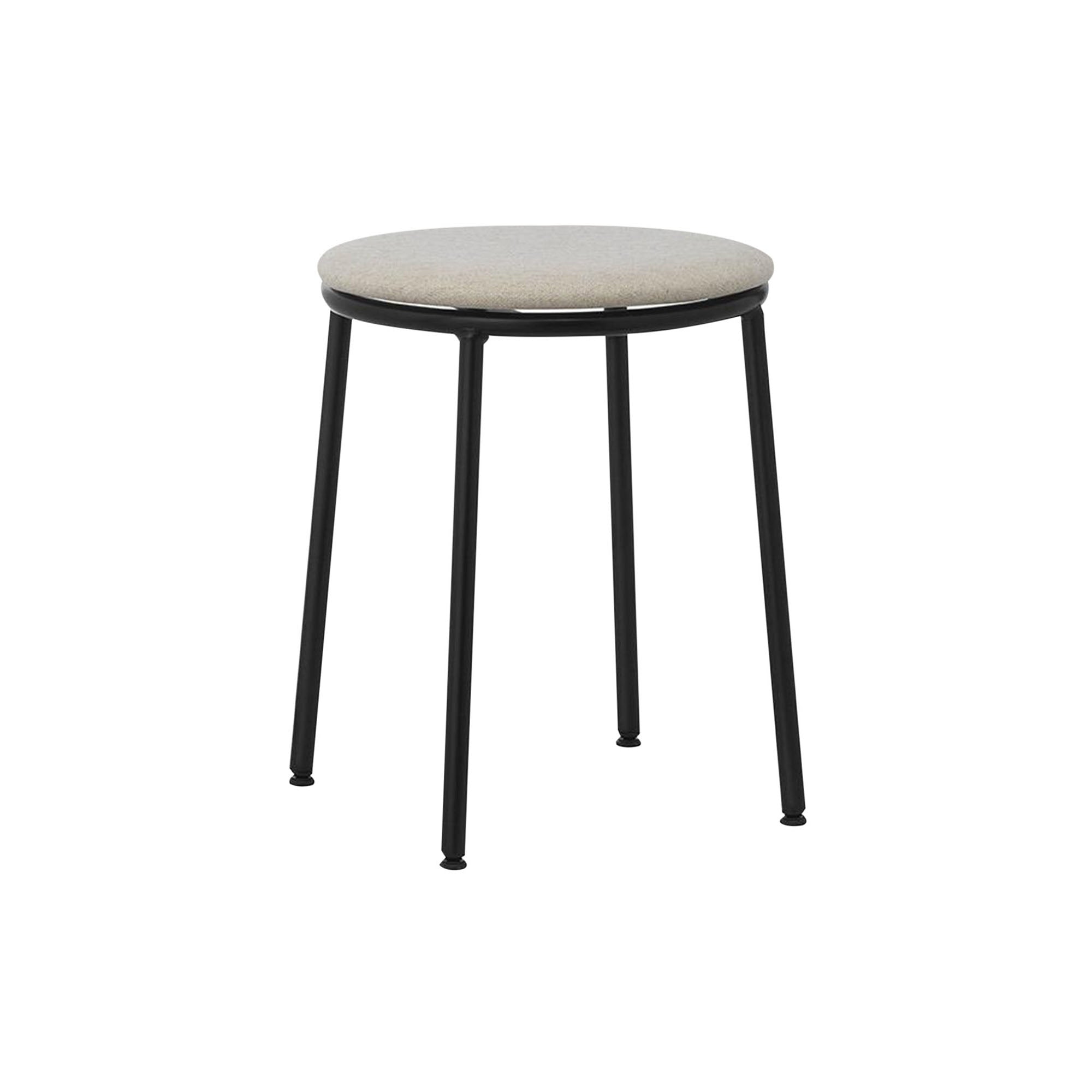Circa Stool: Upholstered + Main Line Flax MLF20