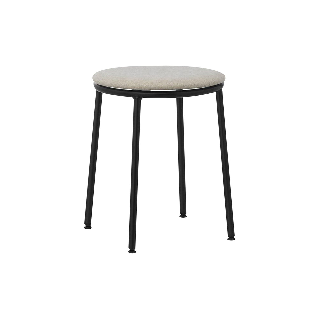 Circa Stool: Upholstered + Main Line Flax MLF20