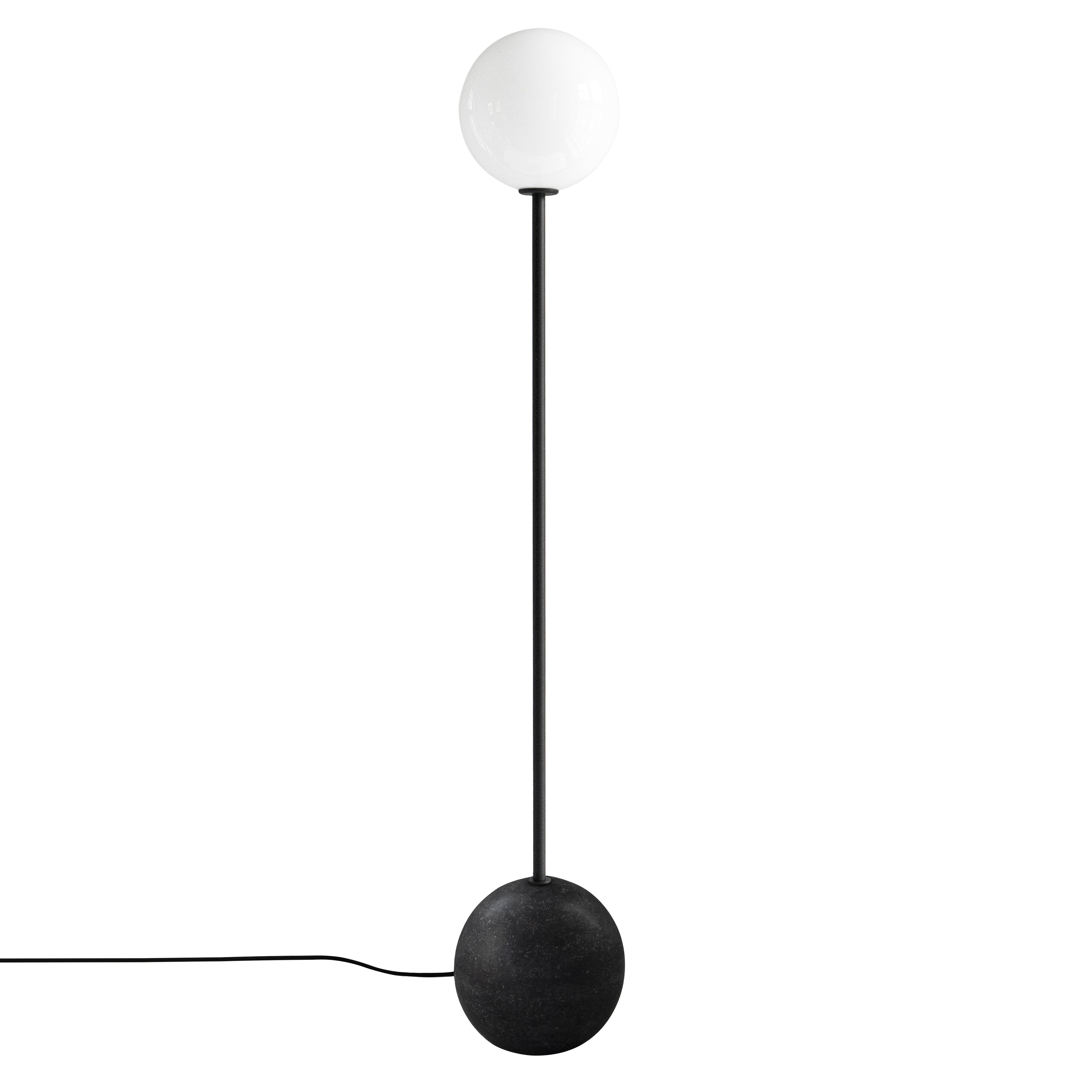 Boxer Floor Lamp: Belgium Blue