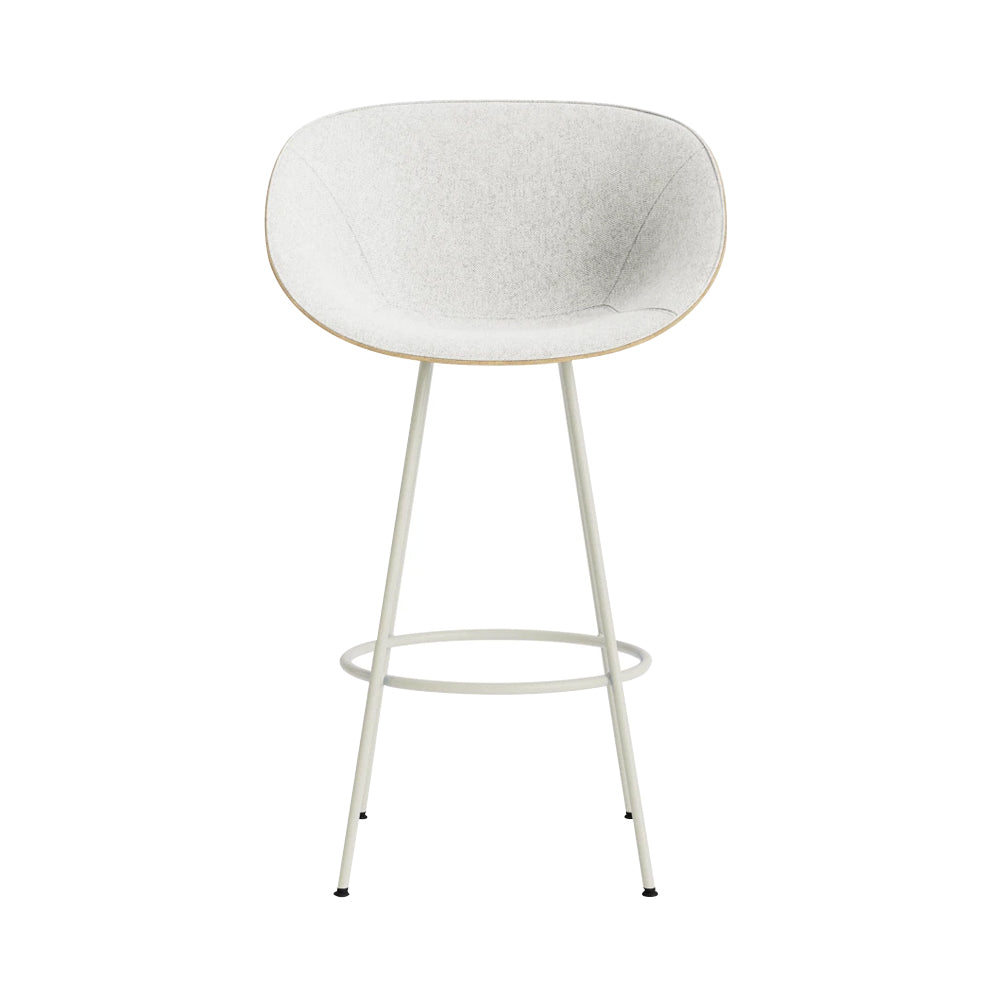 Mat Bar + Counter Armchair: Front Upholstered + Bar + Hemp + Cream