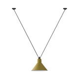 Les Acrobates N° 323 Pendant Lamp: Extra Large + Yellow + Conic