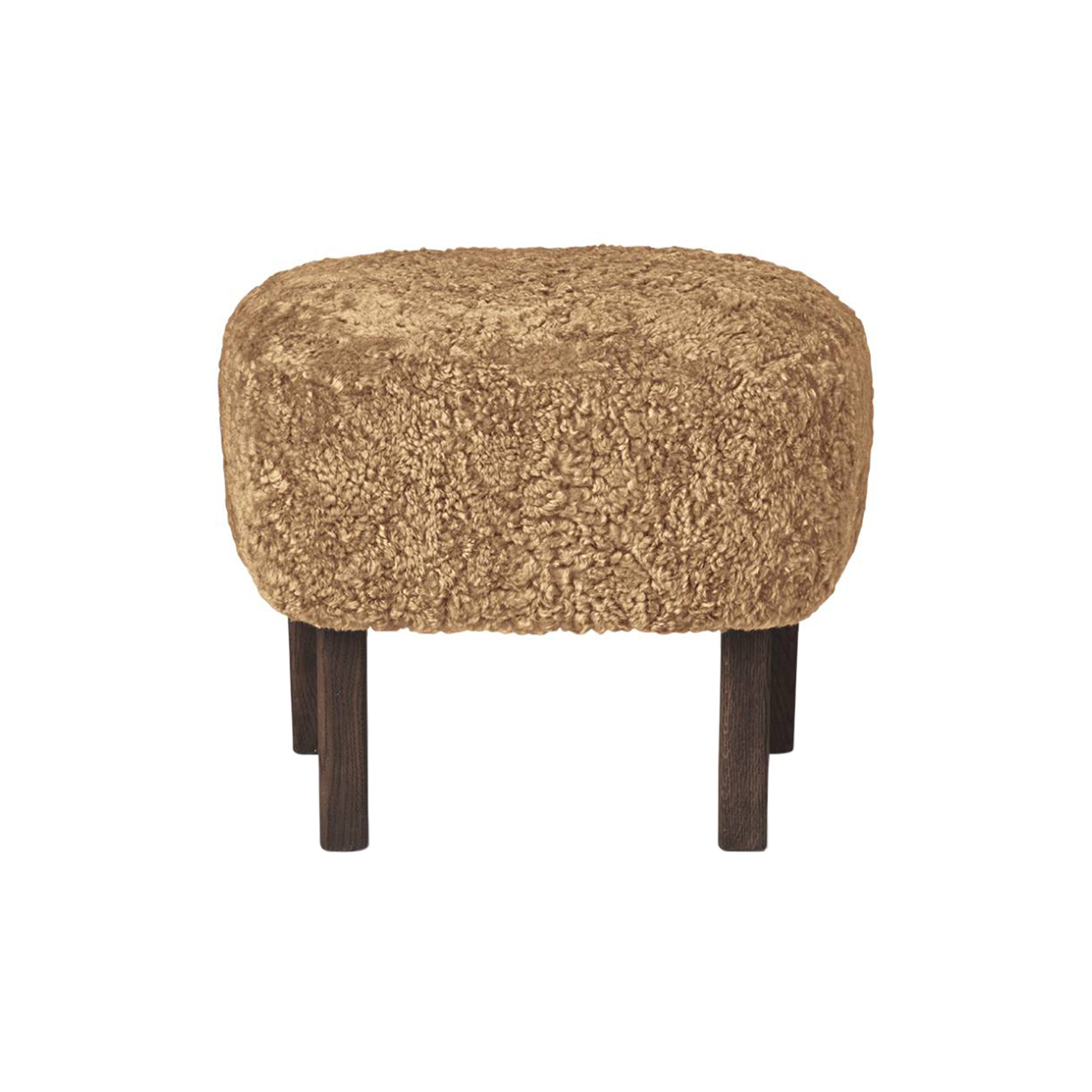 Ingeborg Footstool: Dark Stained Oak