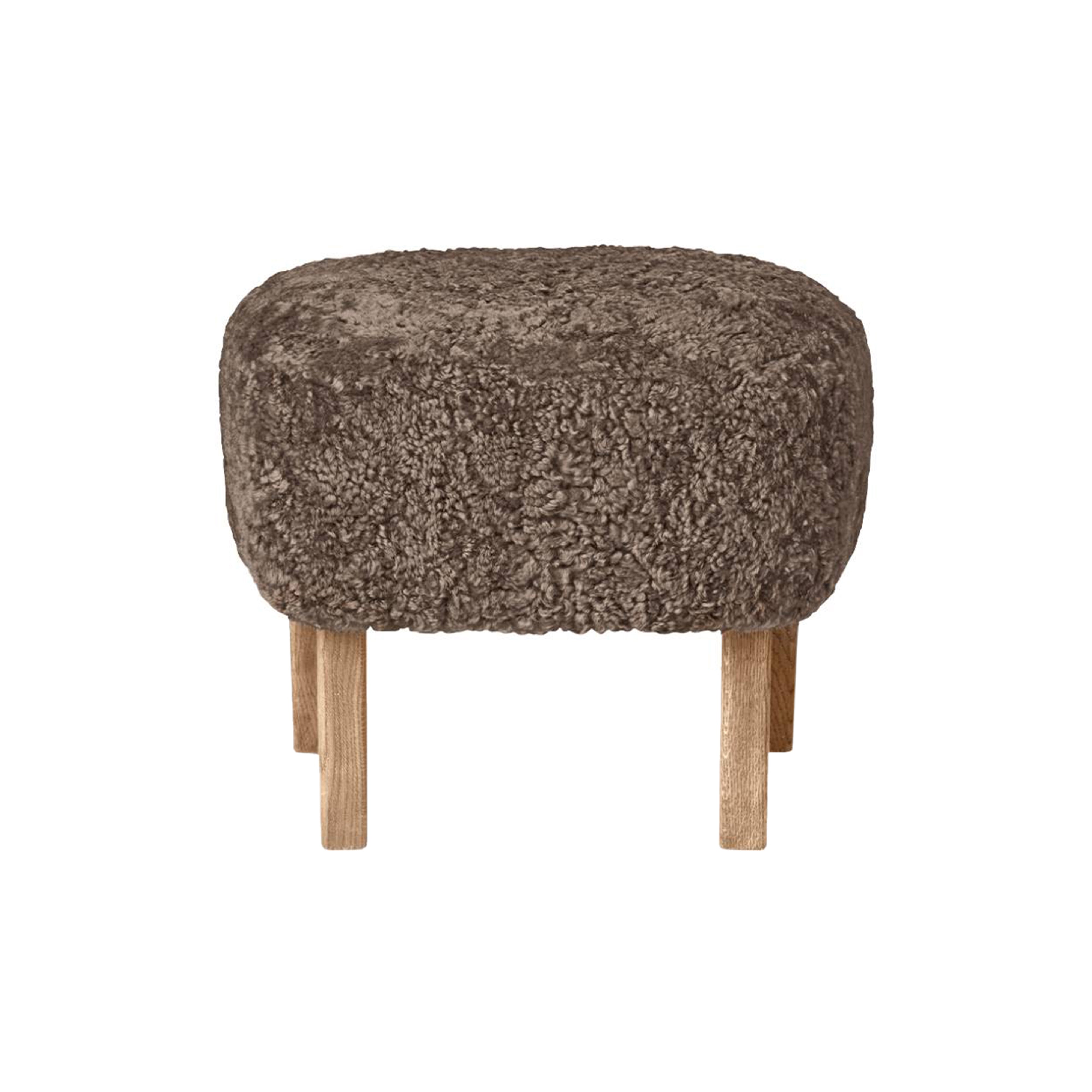 Ingeborg Footstool: Natural Oak