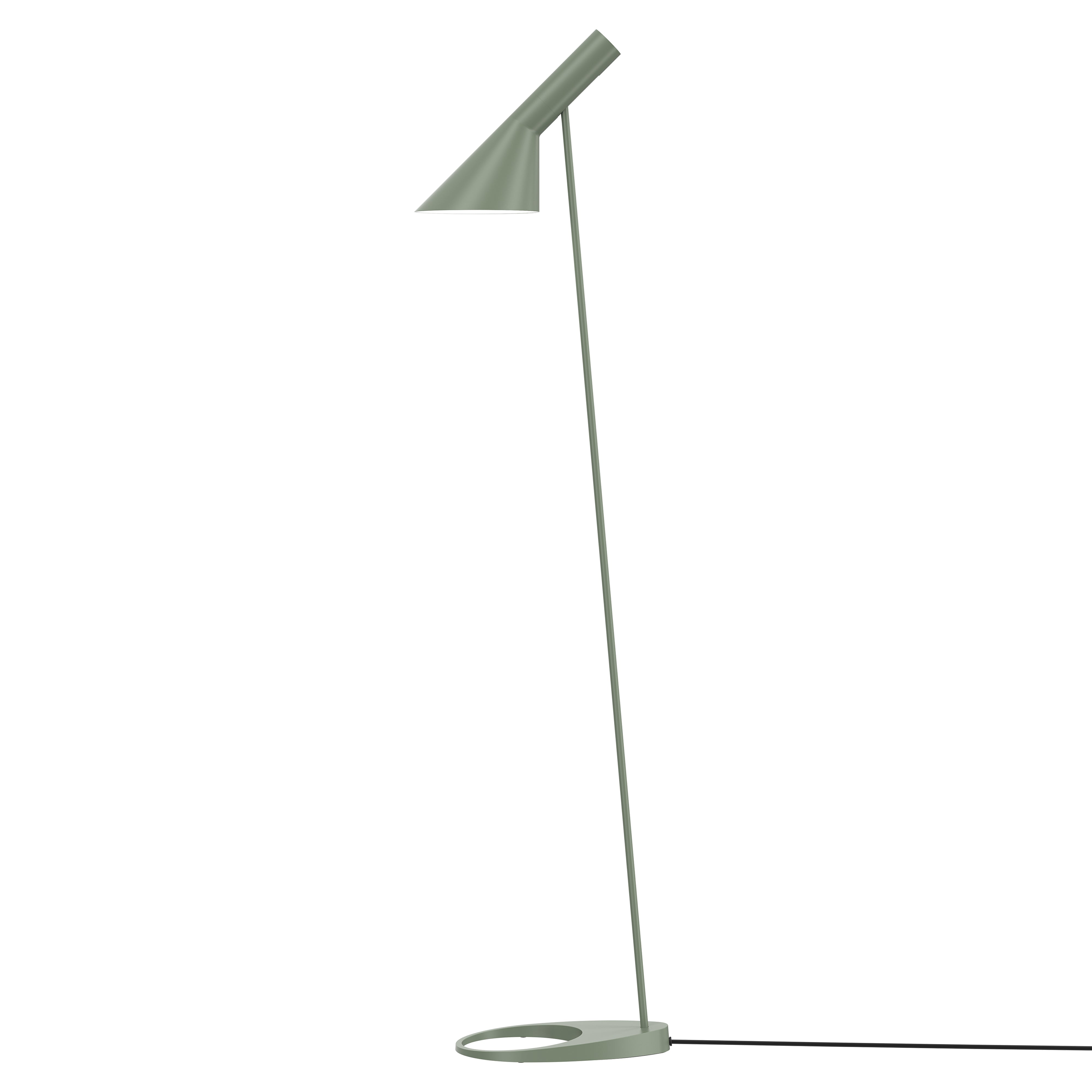 AJ Floor Lamp: Pale Petroleum + Black