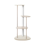 Cat Tree: White + Sheer White