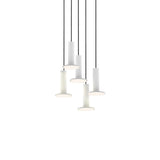Cielo Chandelier: 5 + White