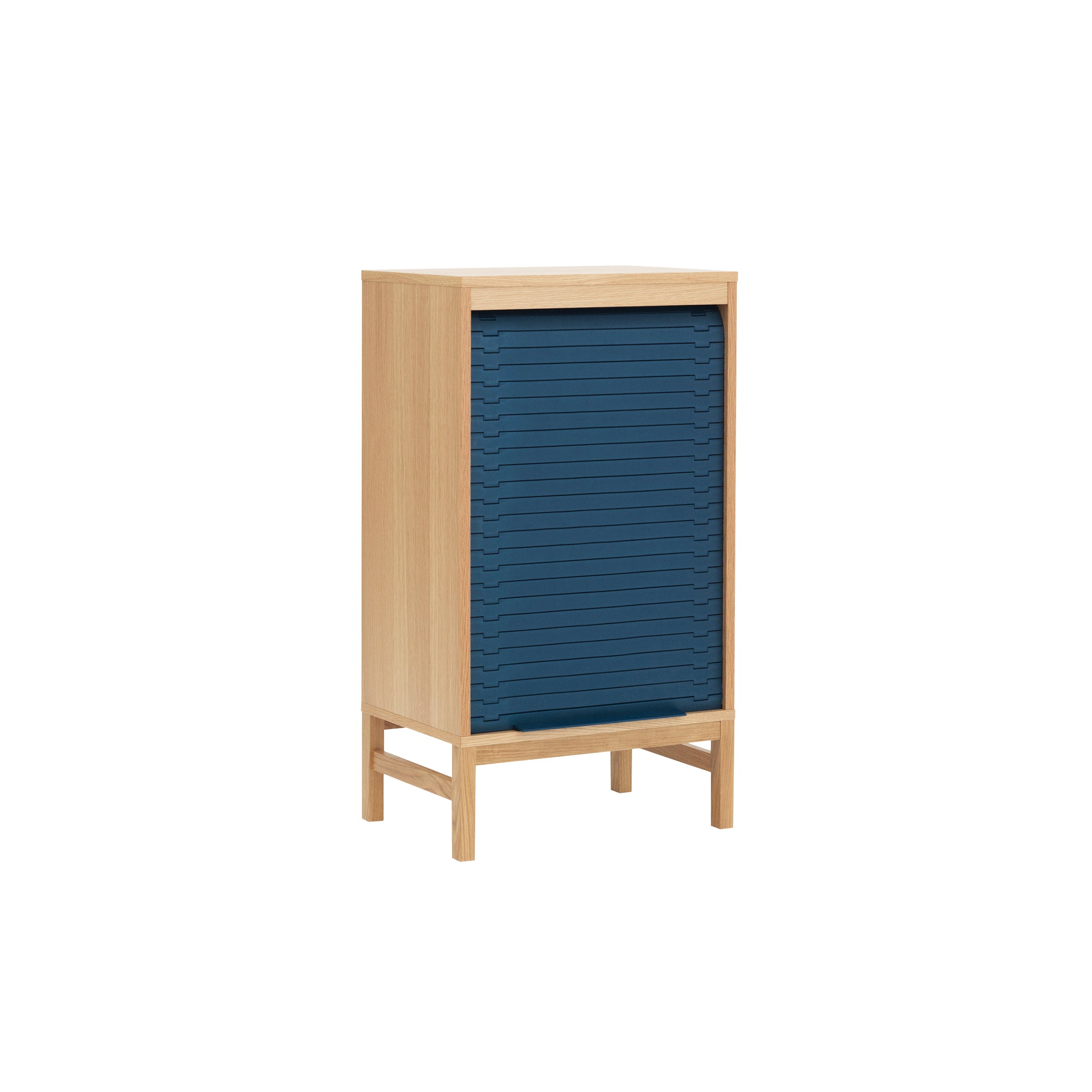 Jalousi Cabinet: Low + Dark Blue