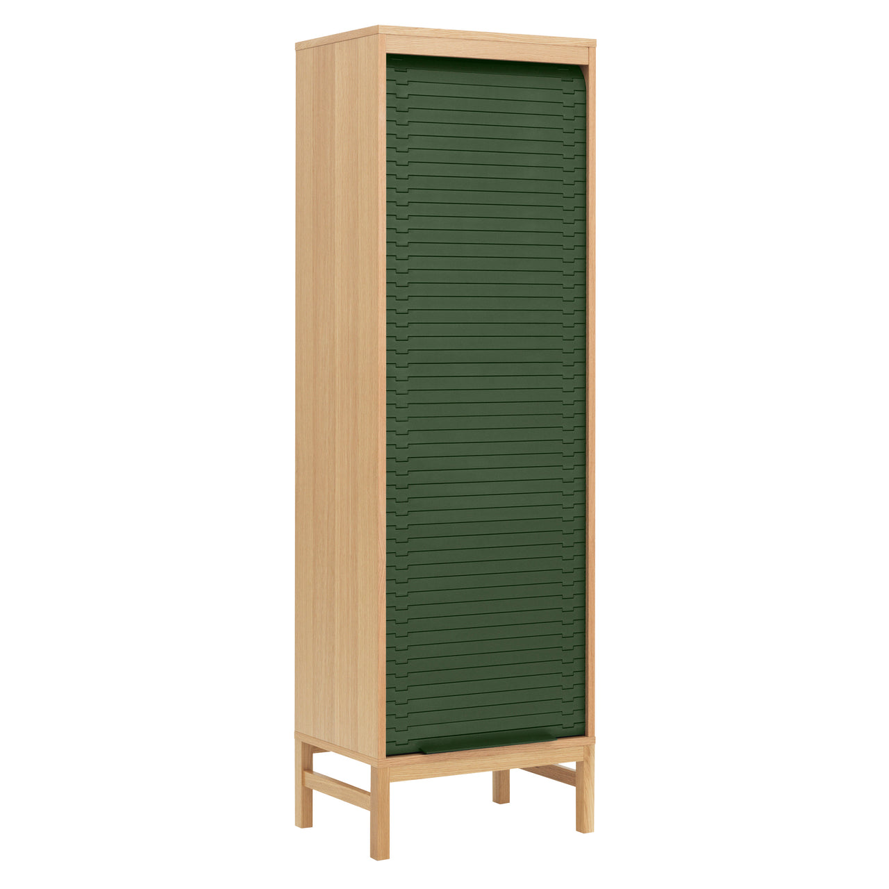 Jalousi Cabinet: High + Dark Green