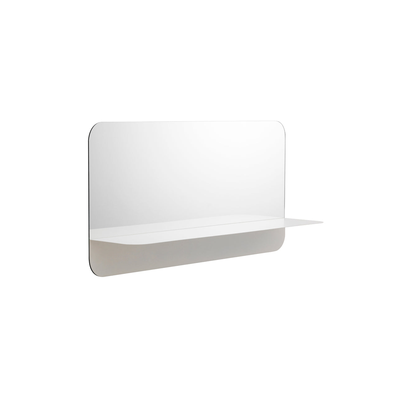 Horizon Mirror Collection: Rectangular + Horizontal + White