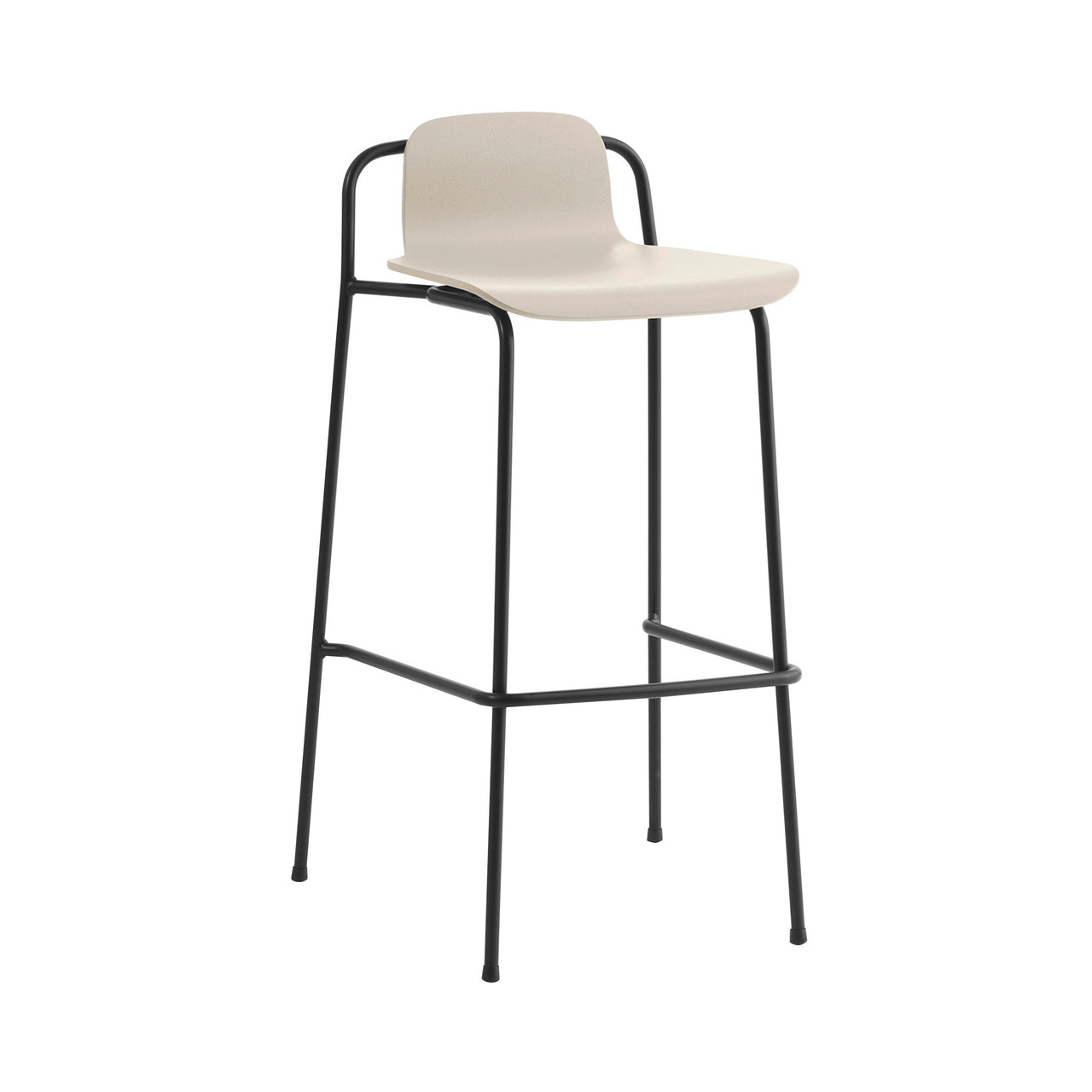 Studio Bar + Counter Stool: Bar + Light Grey