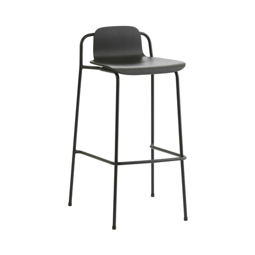 Studio Bar + Counter Stool: Bar + Black