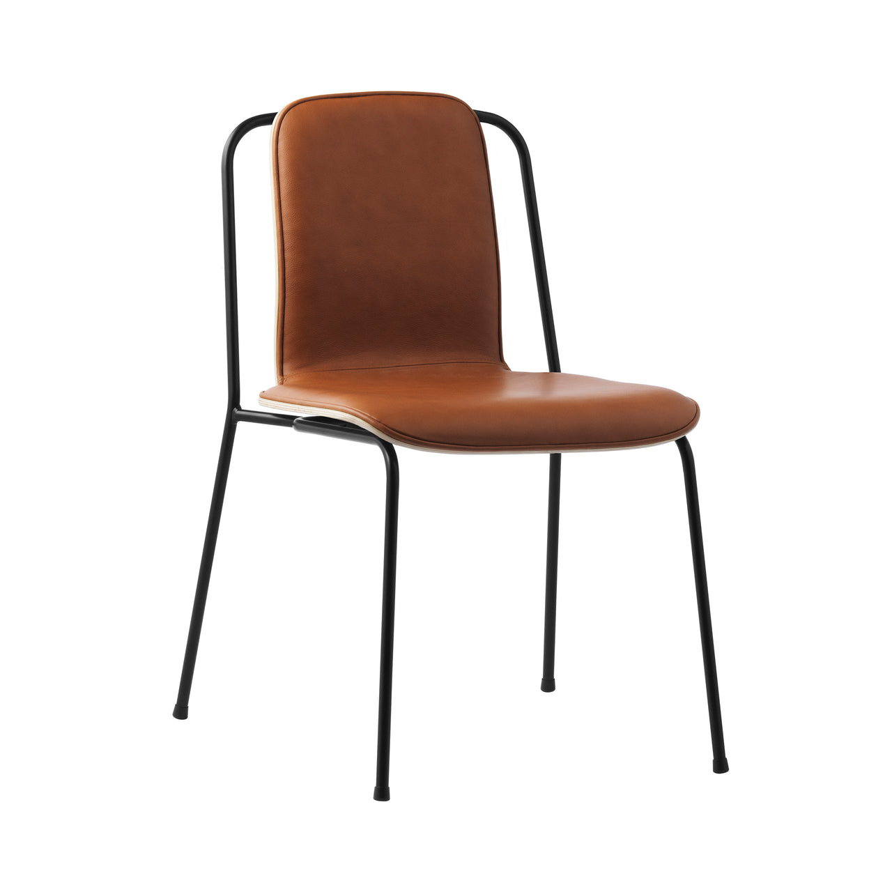 Studio Chair: Front Upholstered + Oak