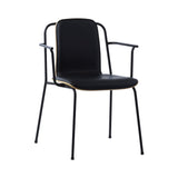 Studio Armchair: Front Upholstered + Oak