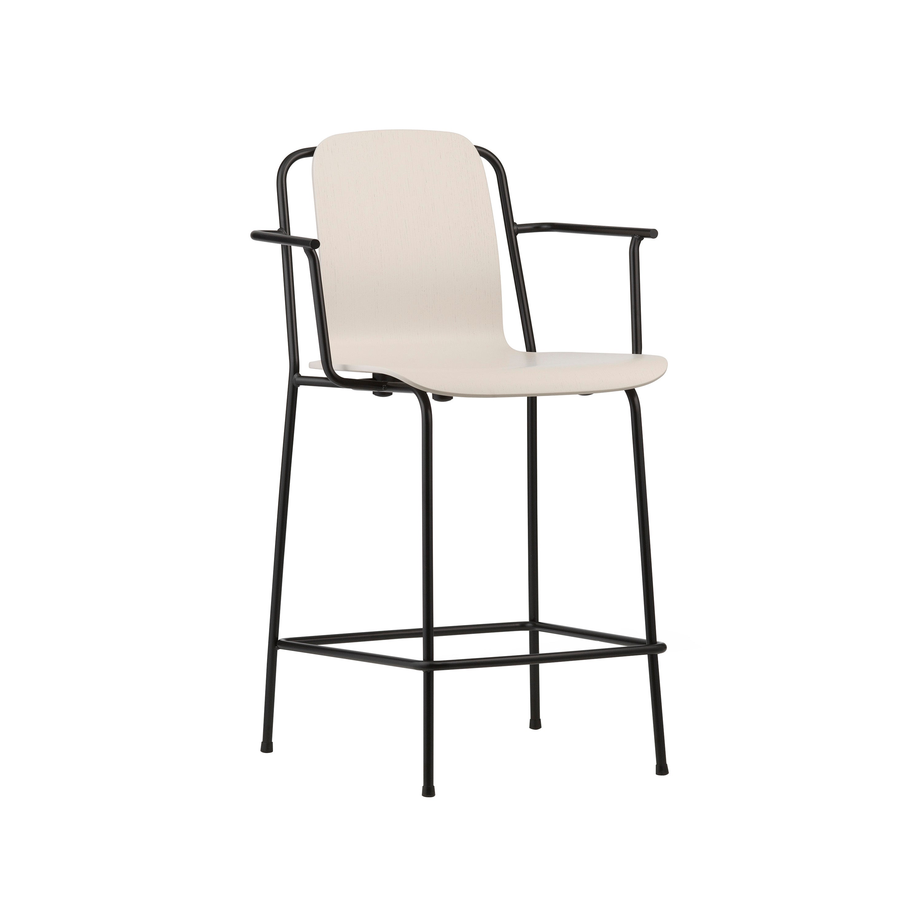 Studio Bar + Counter Armchair: Counter + Light Grey