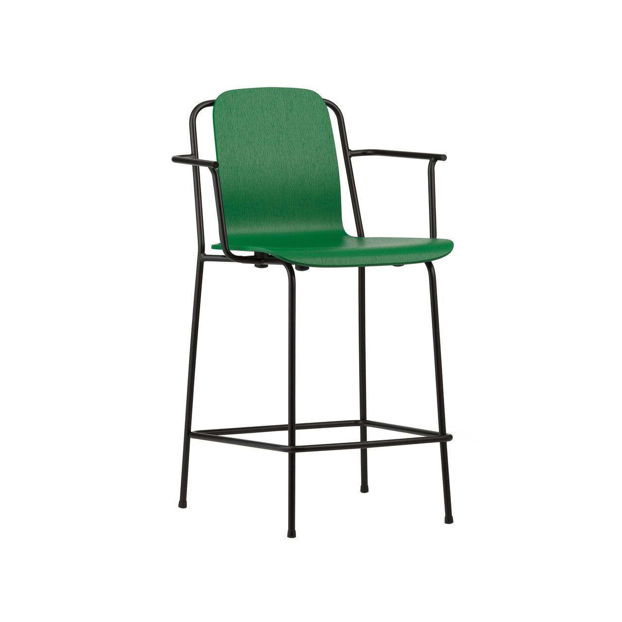 Studio Bar + Counter Armchair: Counter + Green