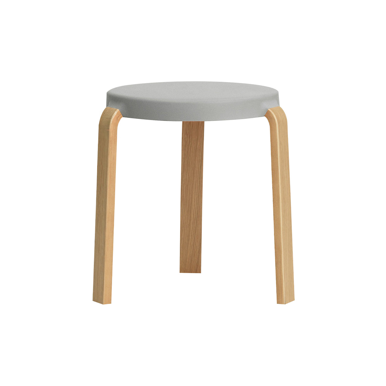 Tap Stool: Oak + Grey
