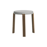 Tap Stool: Grey + Walnut