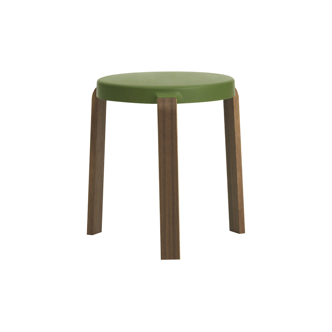 Tap Stool: Olive + Walnut